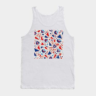 Patriotic 4th of July Pattern 6 Tank Top